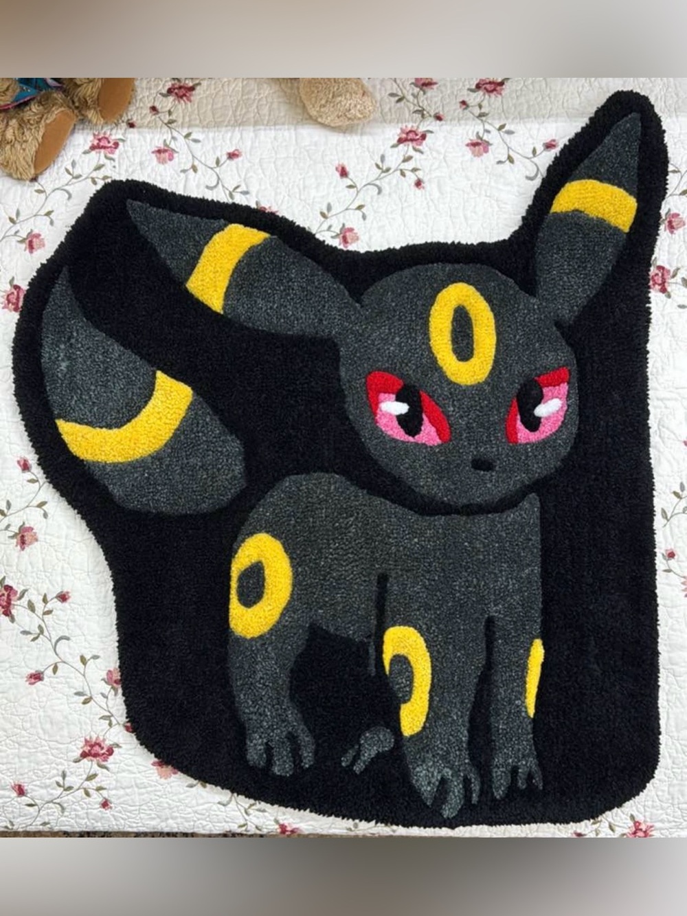 Umbreon custom rug 29"x
33"